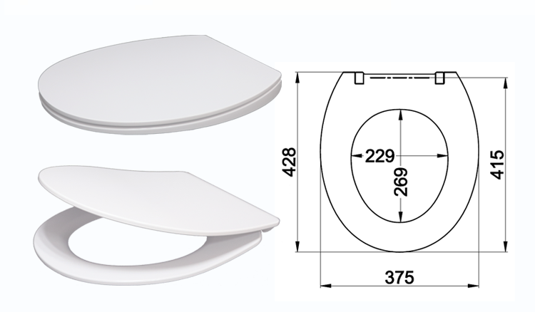 p type toilet seat p type toilet seat
