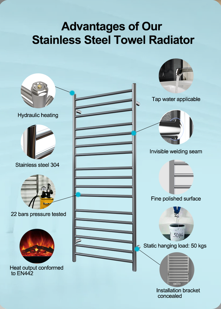 stainless steel ladder radiator advantage stainless steel ladder radiator advantage