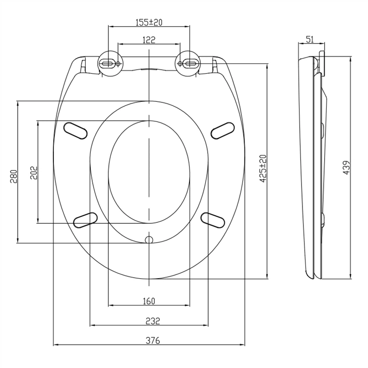 toilet seat with child seat