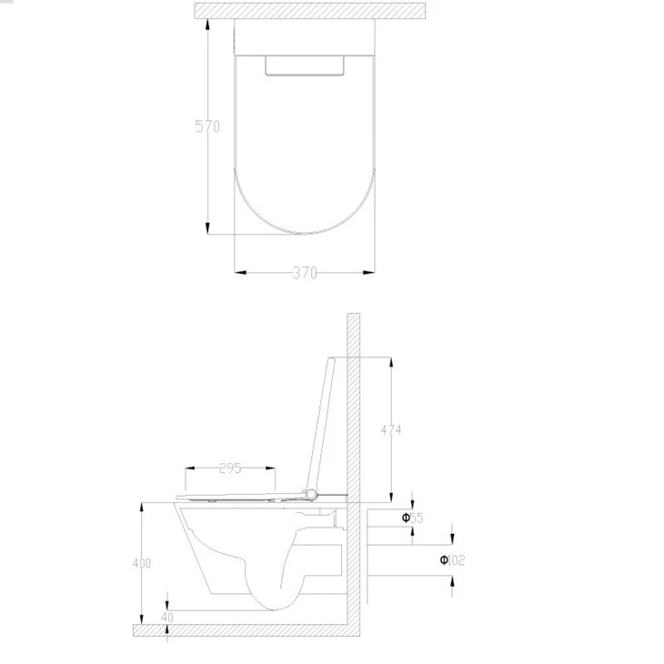 Compact Smart Toilet factory