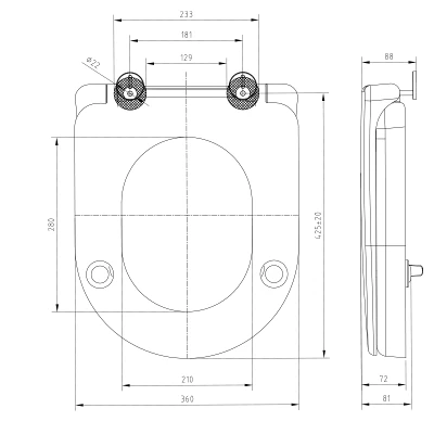 raised comfort toilet seat size raised comfort toilet seat size